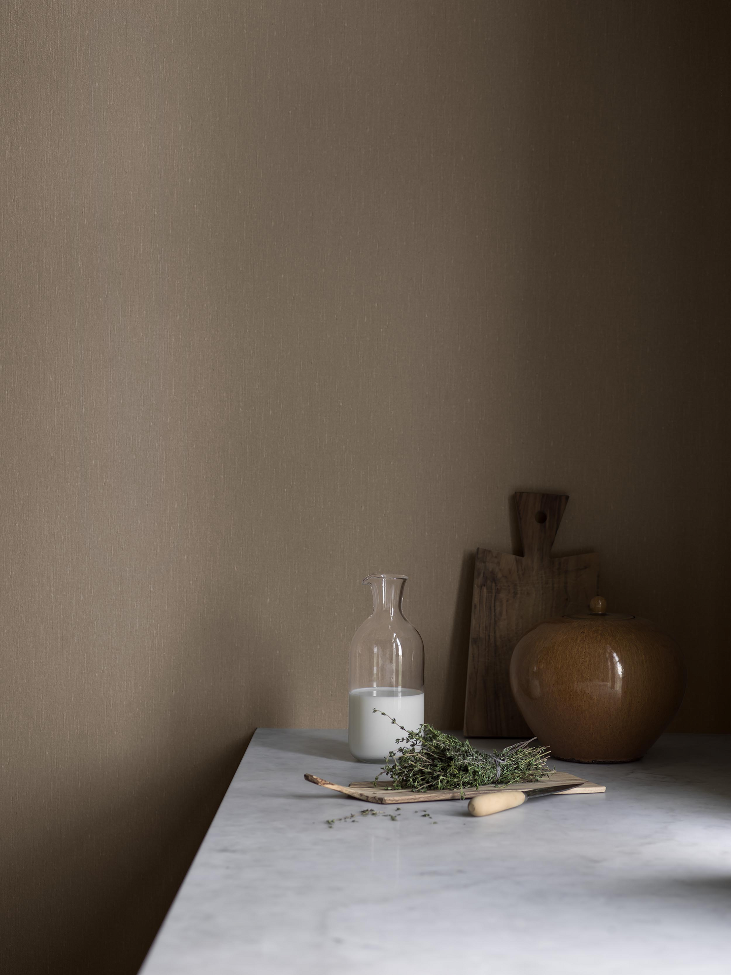 Kuitutapetti Boråstapeter Linen 4342 Hazelnut Linen 10,05m