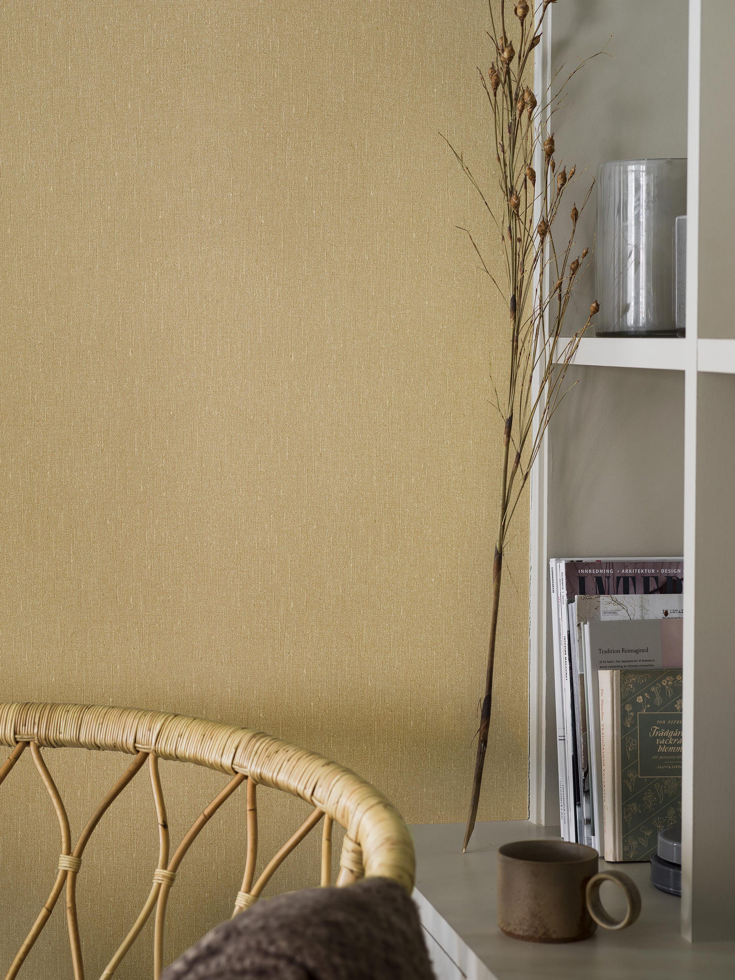 Kuitutapetti Boråstapeter Linen 4343 Sunshine Linen 10,05m