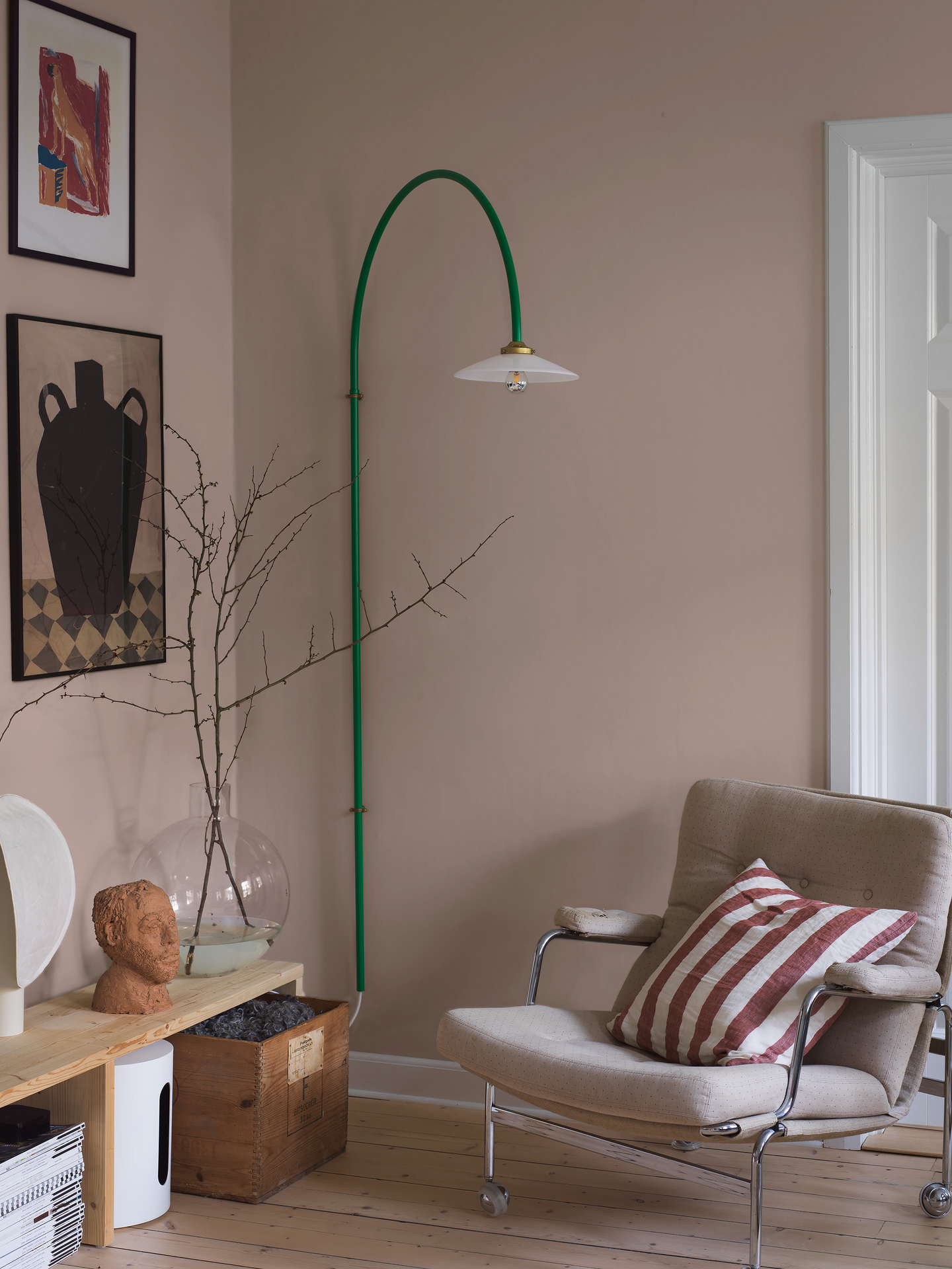 Kuitutapetti Boråstapeter Pigment 7567 Old Rose 10,05m
