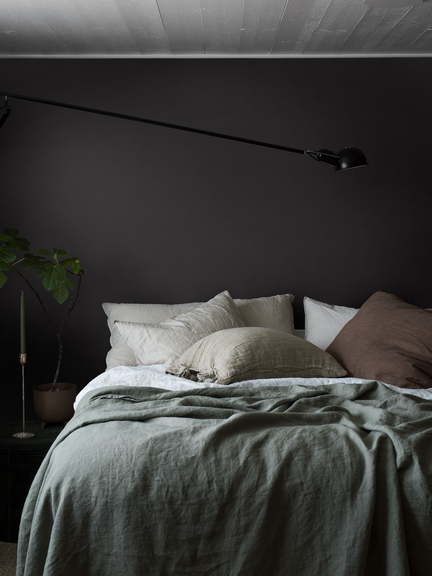 Kuitutapetti Boråstapeter Pigment 7589 Charcoal Sand 10,05m