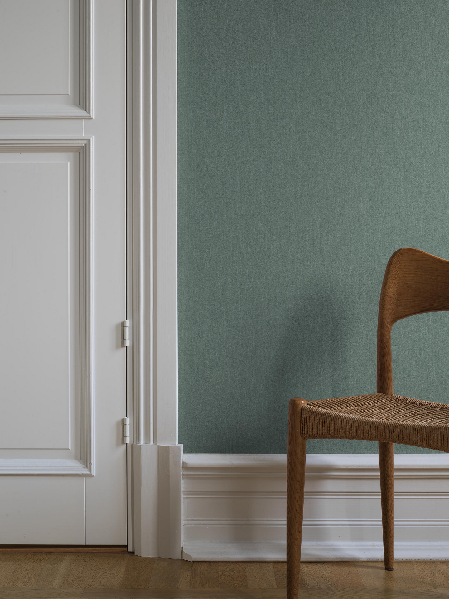 Kuitutapetti Boråstapeter Linen 4352 Teal Linen 10,05m