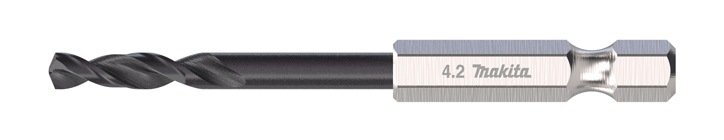 Metalliporanterä Makita HSS-TiAIN 4,2x71mm 1/4" kuusiokanta keskityskärki