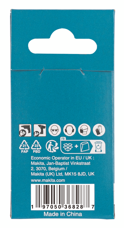 Metalliporanterä Makita HSS-TiAIN 2,5x64mm 1/4" kuusiokanta keskityskärki