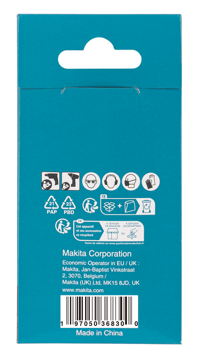 Metalliporanterä Makita HSS-TiAIN 3,2x67mm 1/4" kuusiokanta keskityskärki