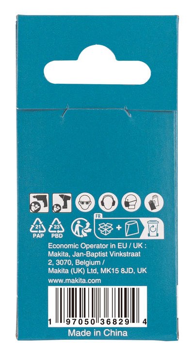 Metalliporanterä Makita HSS-TiAIN 3,0x64mm 1/4" kuusiokanta keskityskärki