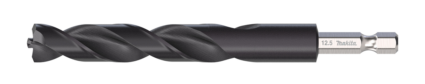 Metalliporanterä Makita HSS-TiAIN 12,5x120mm 1/4" kuusiokanta keskityskärki