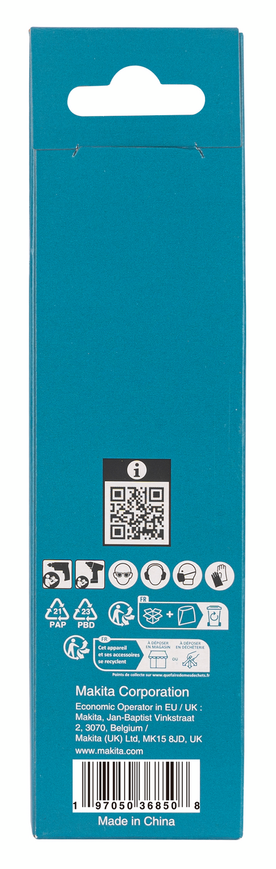 Metalliporanterä Makita HSS-TiAIN 12,5x120mm 1/4" kuusiokanta keskityskärki
