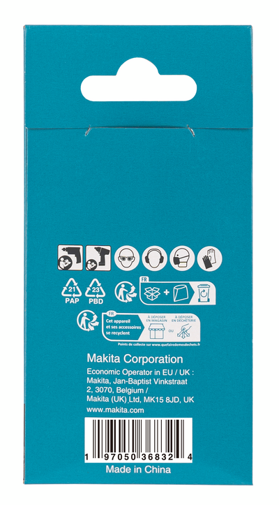 Metalliporanterä Makita HSS-TiAIN 4,0x71mm 1/4" kuusiokanta keskityskärki