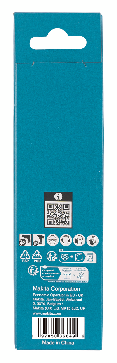 Metalliporanterä Makita HSS-TiAIN 12,0x120mm 1/4" kuusiokanta keskityskärki