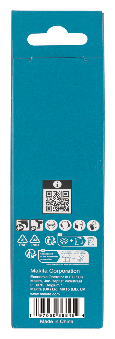 Metalliporanterä Makita HSS-TiAIN 10,0x112mm 1/4" kuusiokanta keskityskärki