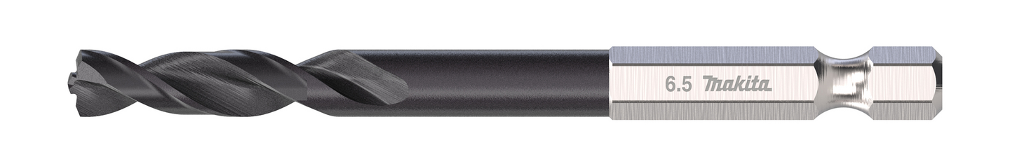 Metalliporanterä Makita HSS-TiAIN 6,5x84mm 1/4" kuusiokanta keskityskärki