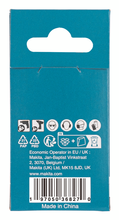 Metalliporanterä Makita HSS-TiAIN 2,0x62mm 1/4" kuusiokanta keskityskärki