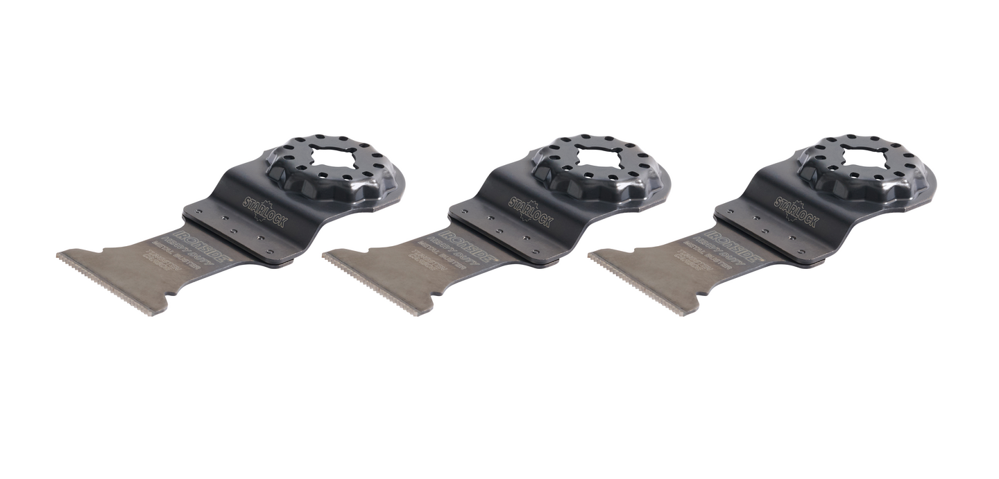 Monitoimikoneen terä Ironside Starlock Heavy Duty 32mm karbidi 3kpl
