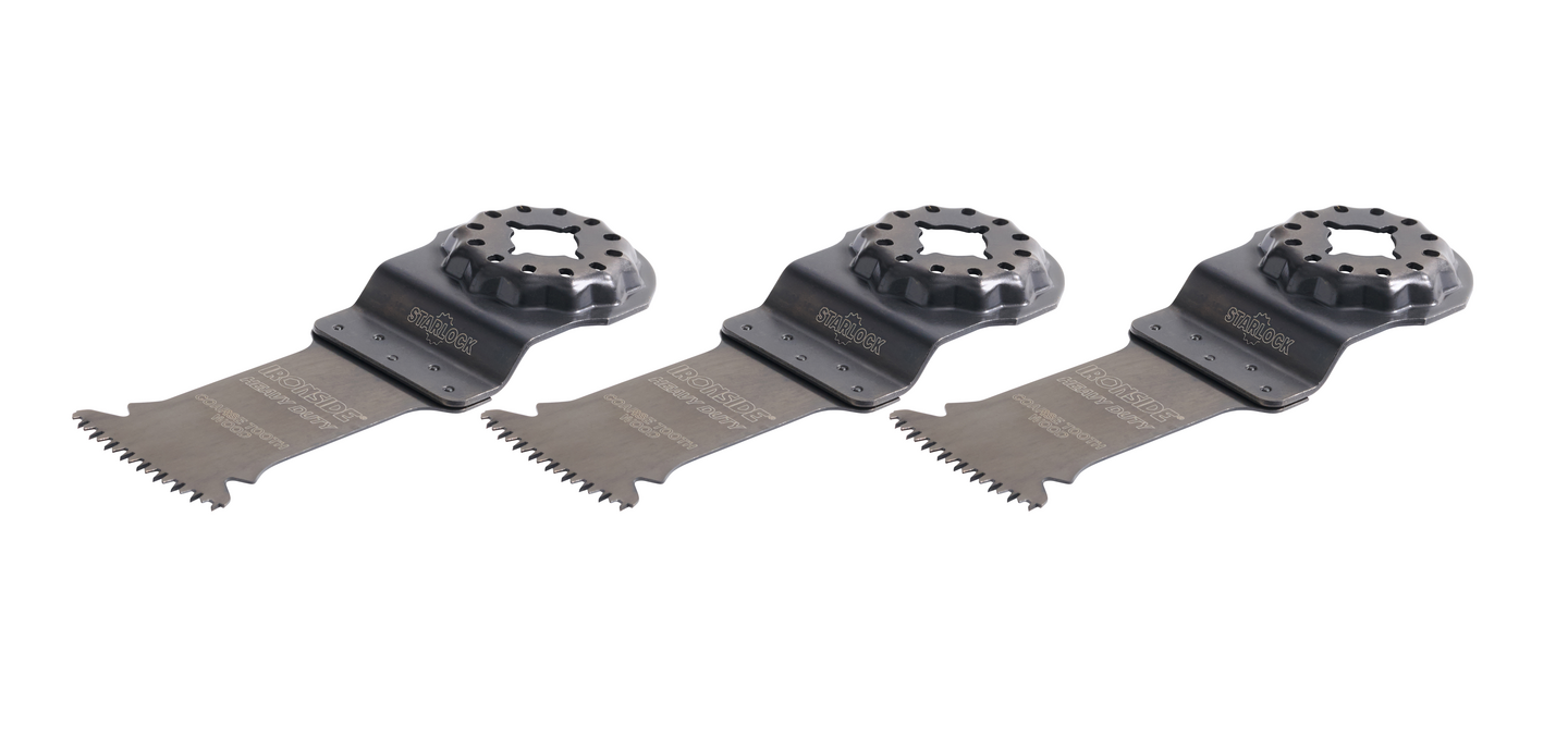 Monitoimikoneen terä Ironside Starlock HD HCS 32mm puu ja muovi 3kpl