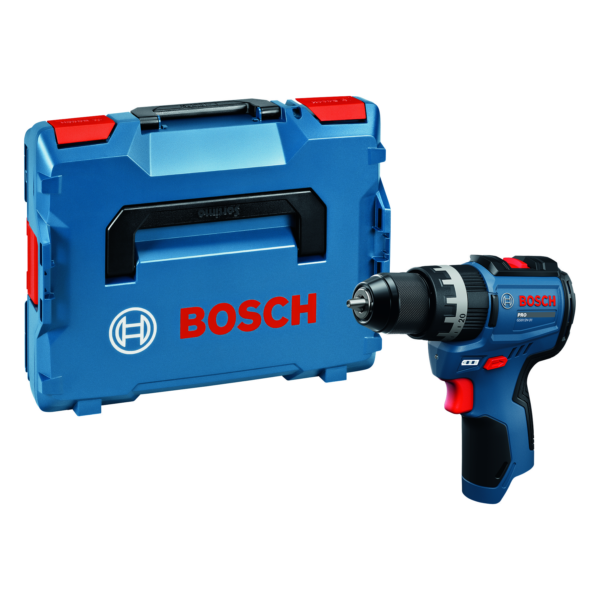 Akkuiskuporakone Bosch PRO GSB12V-31 Solo L-Boxx