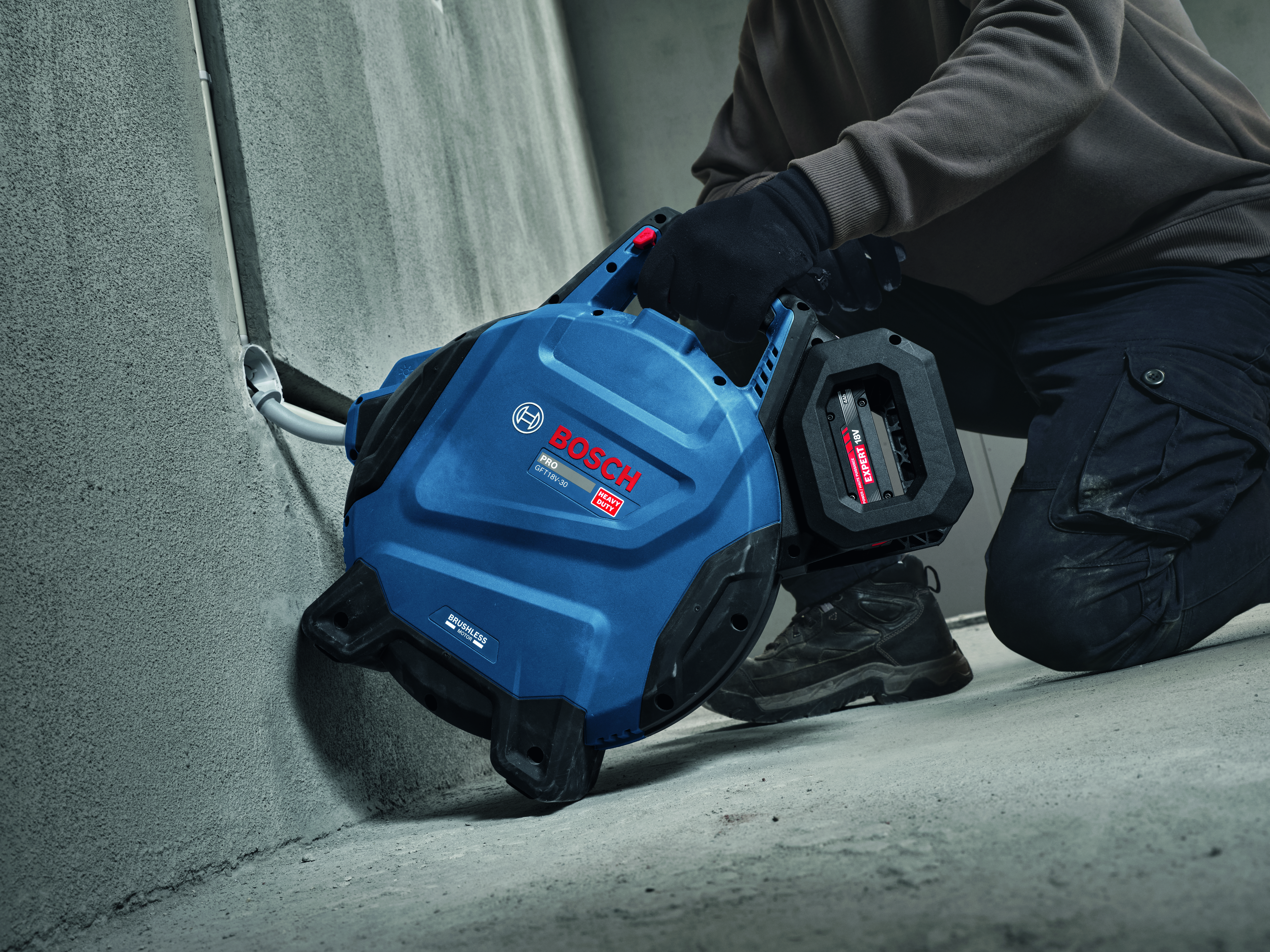 Kaapelinvetolaite Bosch PRO GFT18V-30 Solo