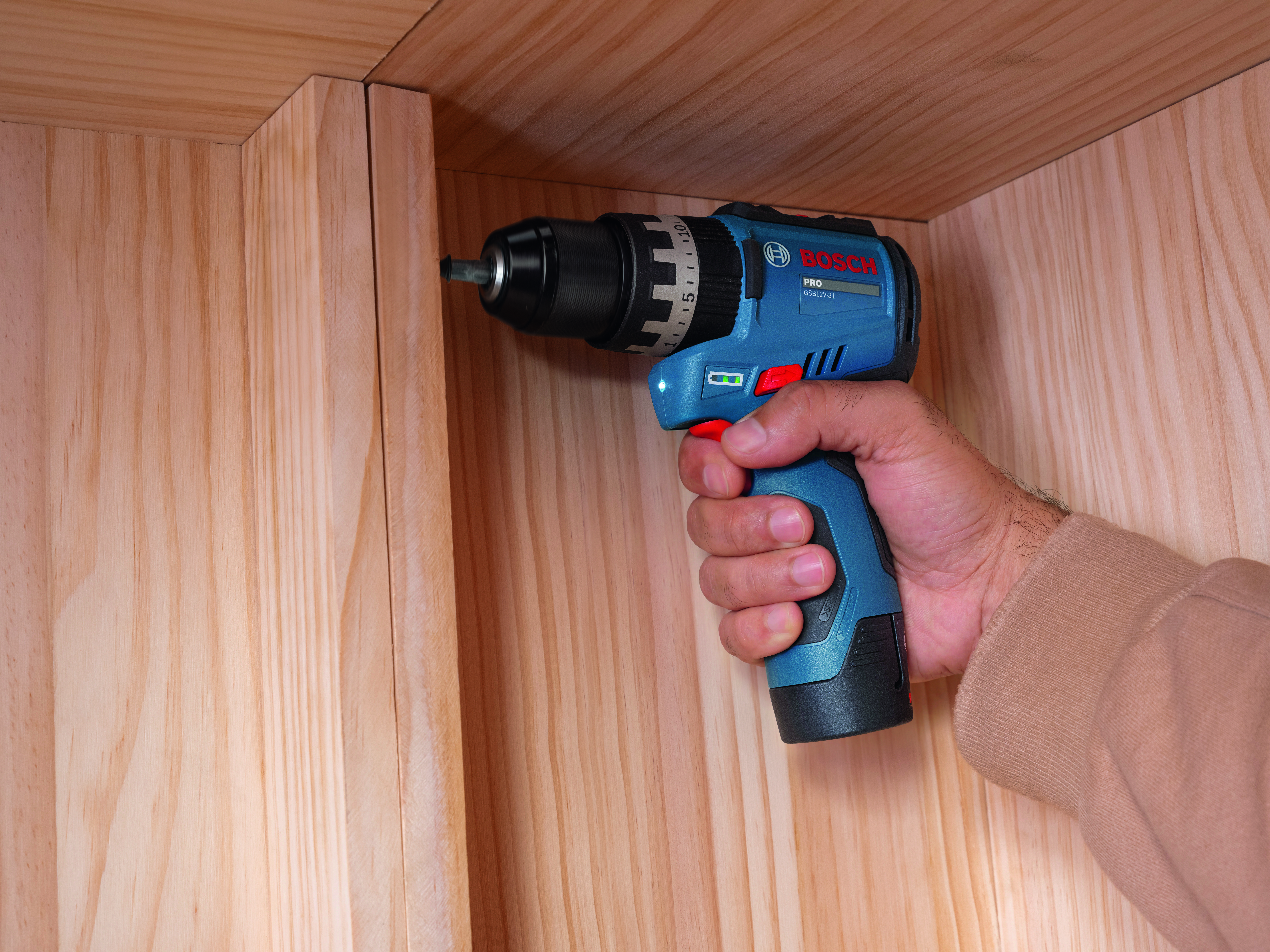 Akkuiskuporakone Bosch PRO GSB12V-31 2x2Ah