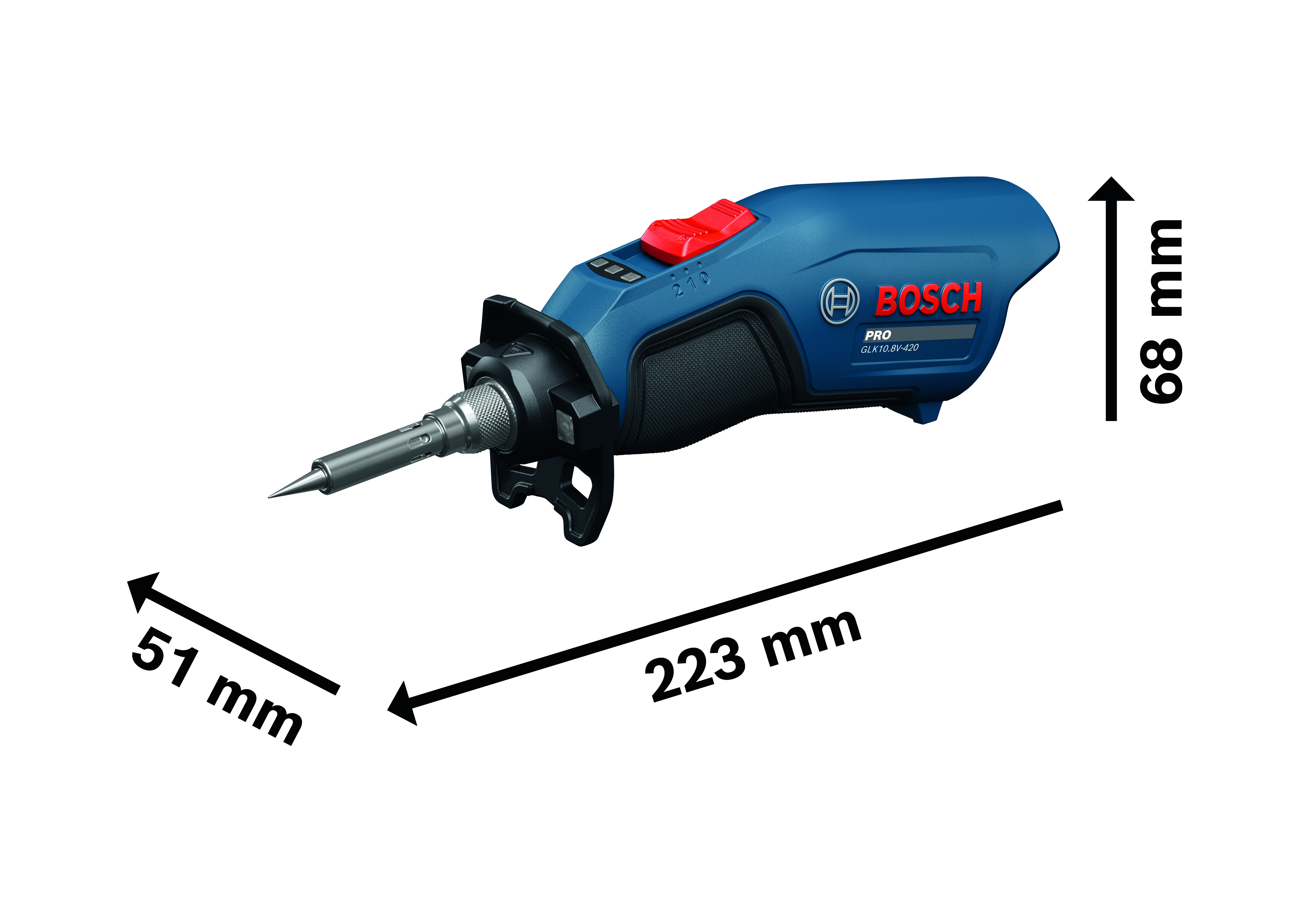 Akkujuotoskolvi Bosch PRO GLK12V-420 Solo