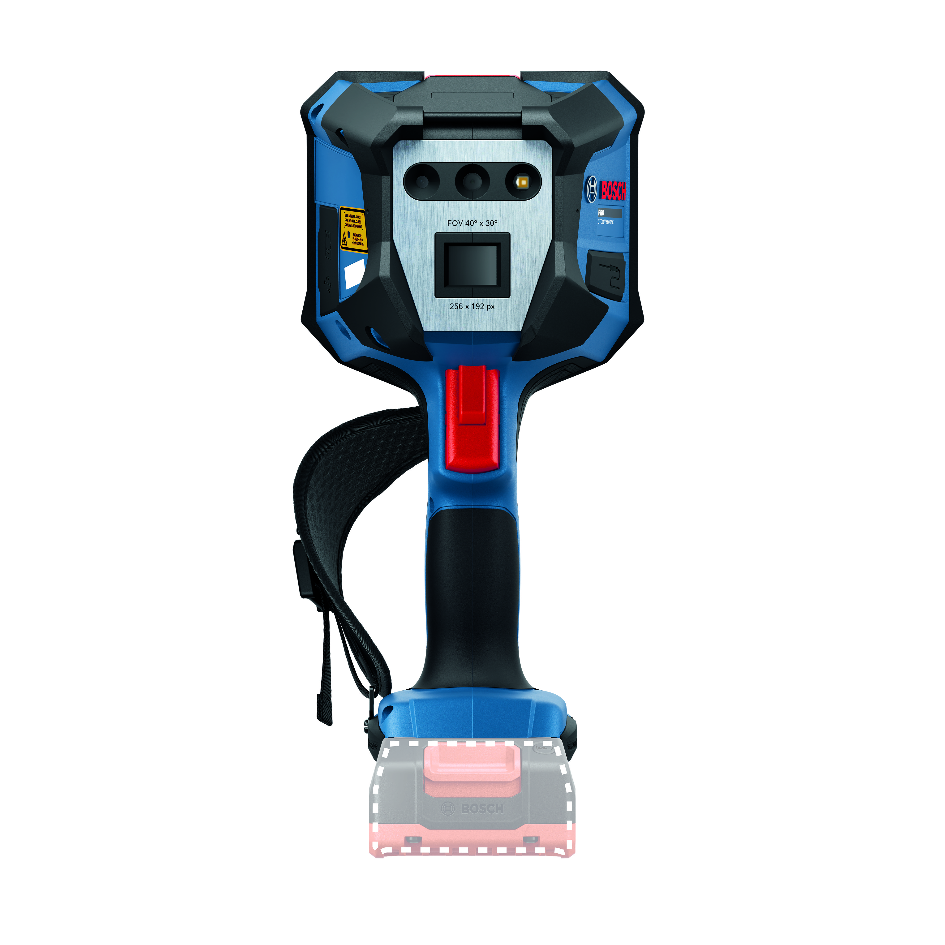 Lämpökamera Bosch PRO GTC18V-600-16C 1x2,0Ah L-Boxx