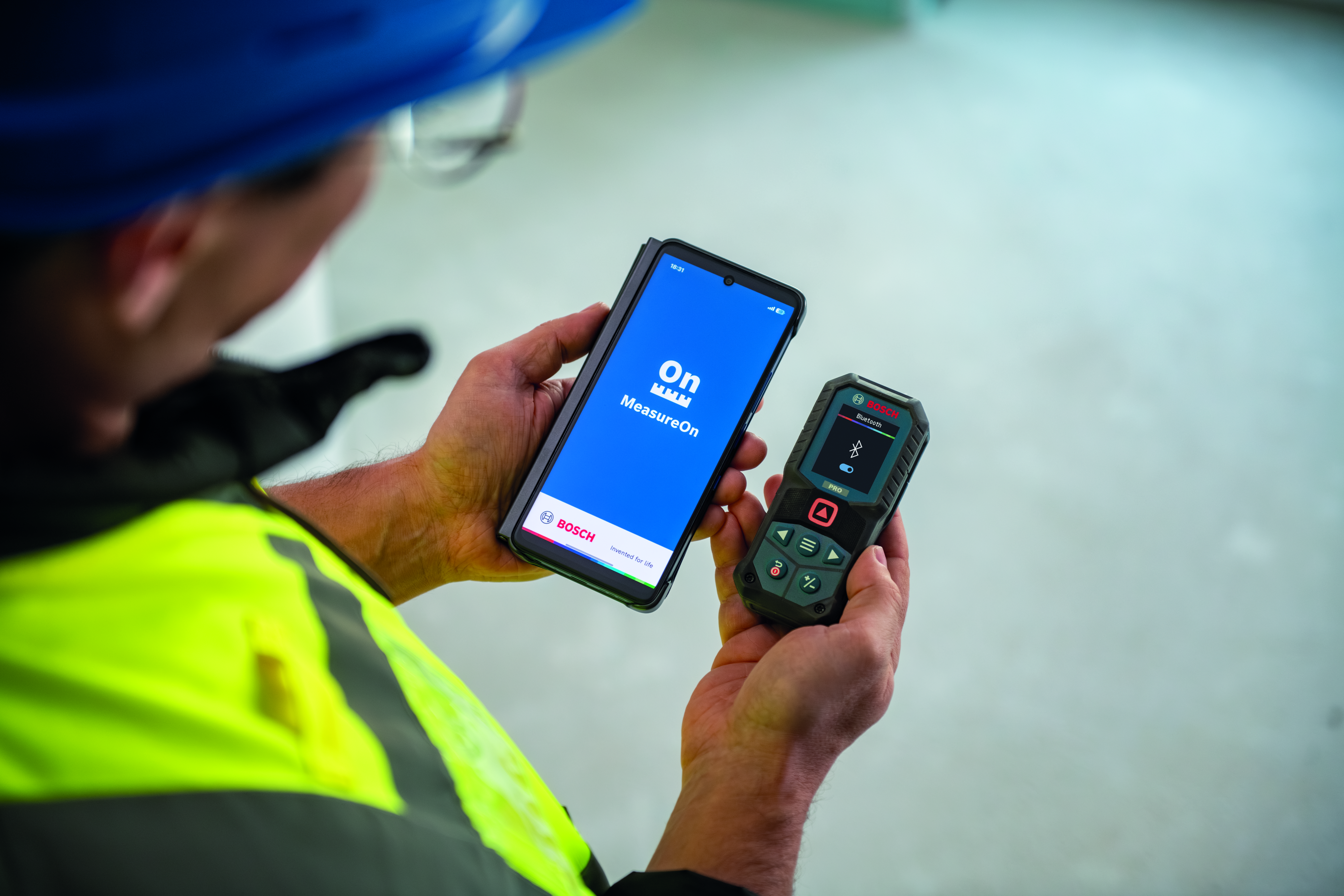 Laseretäisyysmittalaite Bosch PRO GLM80-35C 2xAA