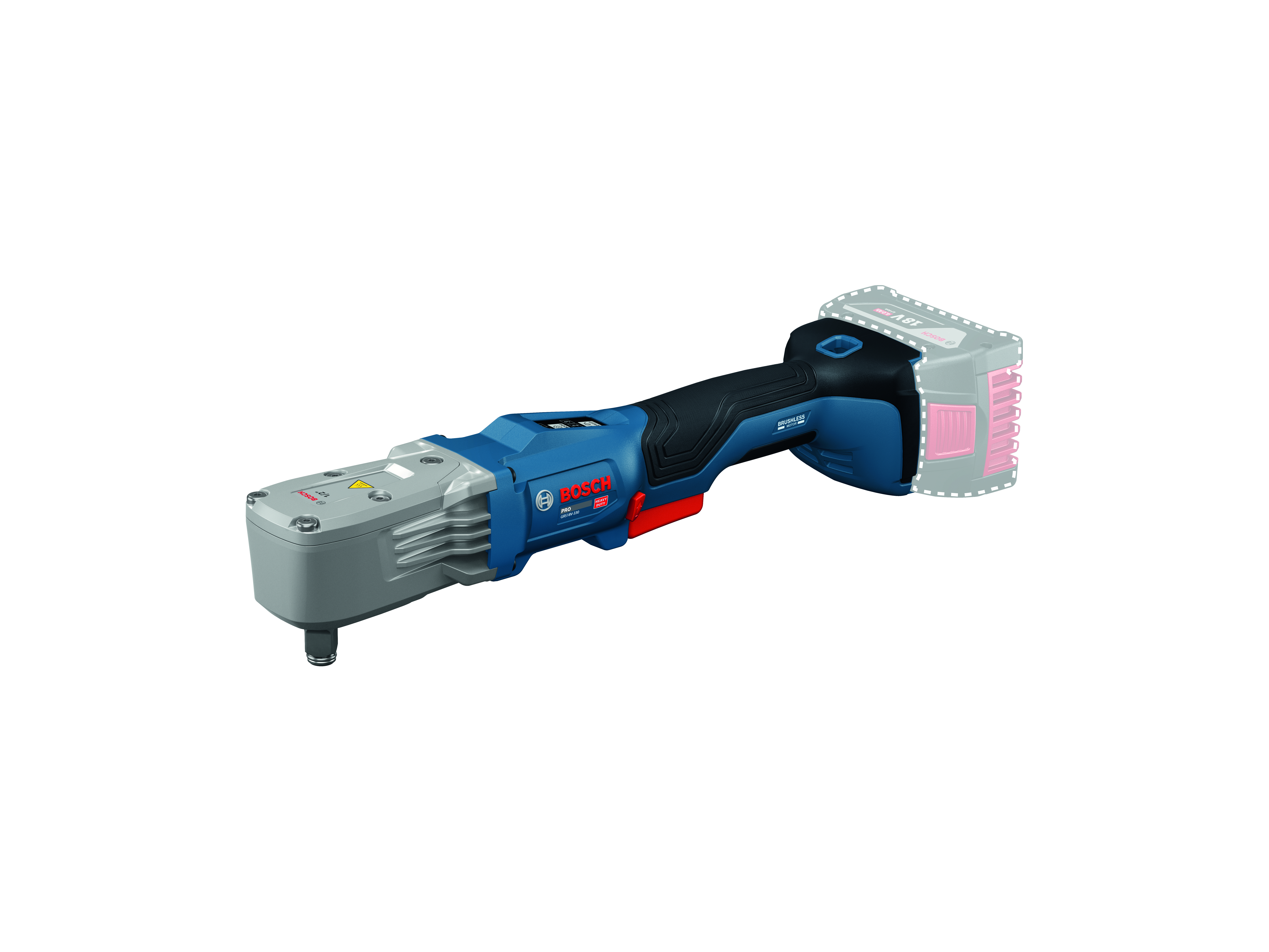 Iskevä kulmamutterinväännin Bosch PRO GRS18V-330 Solo