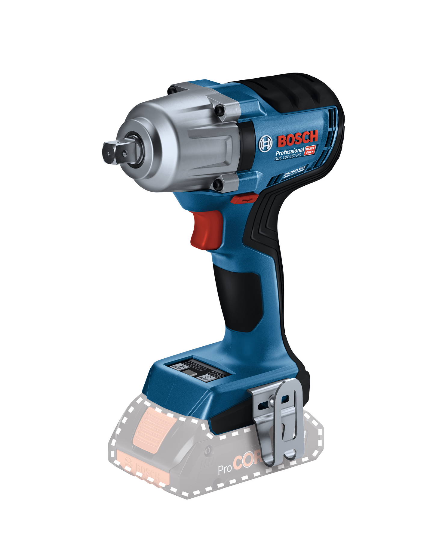 Akkuiskumutterinväännin Bosch PRO GDS18V-450P Solo