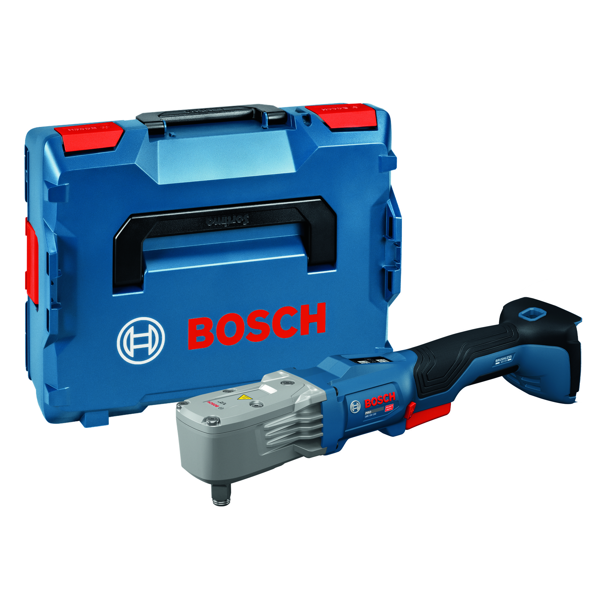 Iskevä kulmamutterinväännin Bosch PRO GRS18V-330 Solo L-Boxx