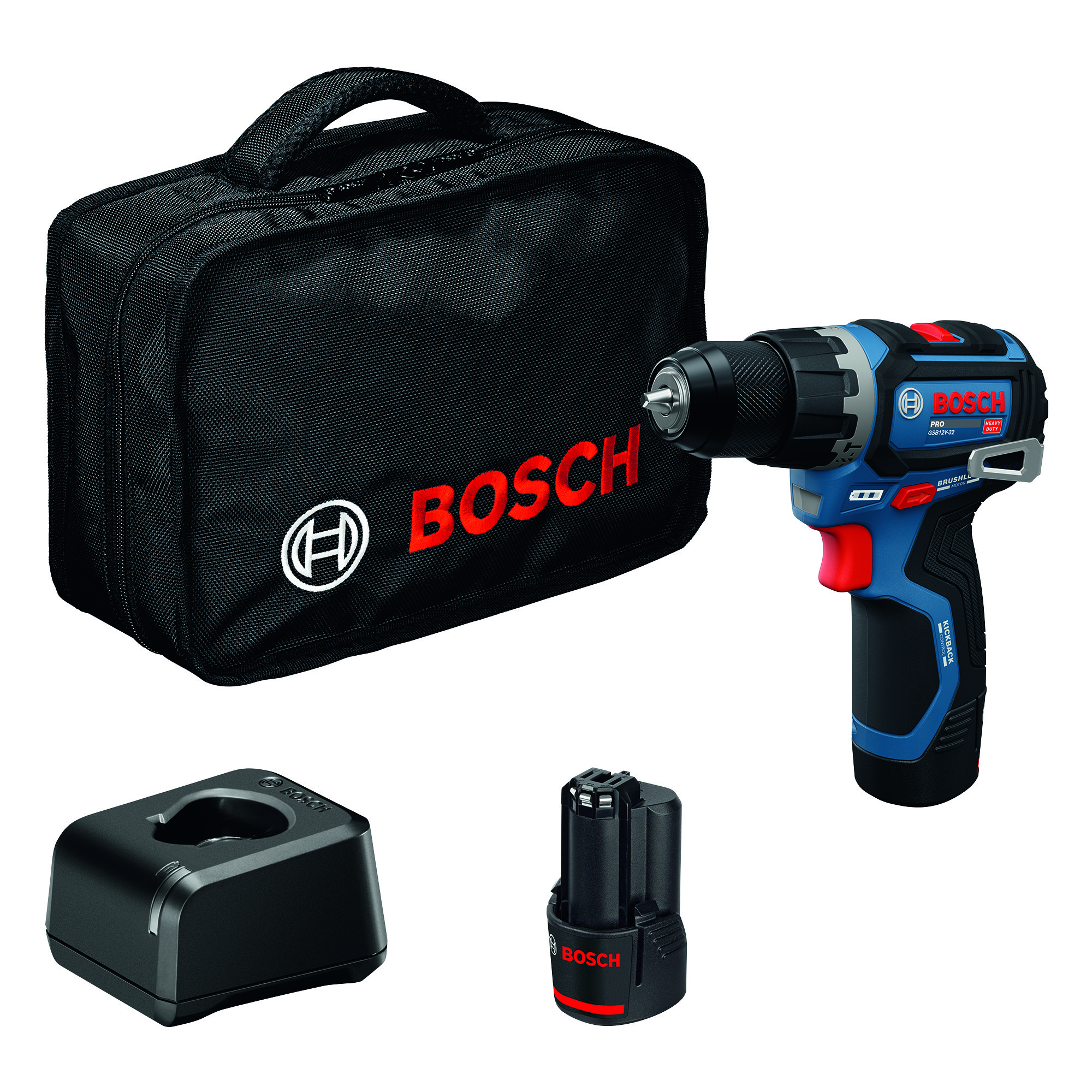 Akkuiskuporakone Bosch PRO GSB12V-32 2x2Ah