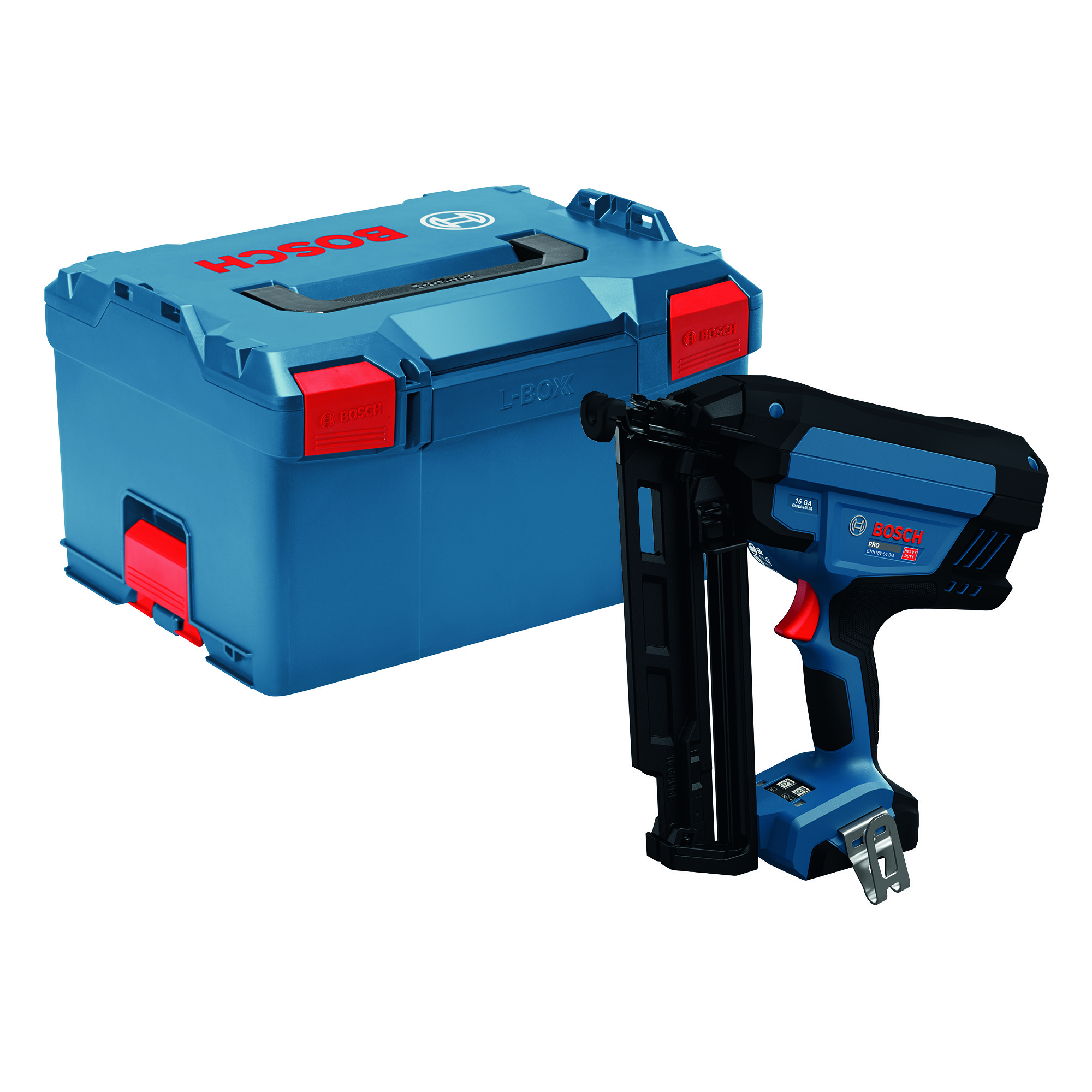 Akkuviimeistelynaulain Bosch PRO GNH18V-64-3M Solo L-Boxx