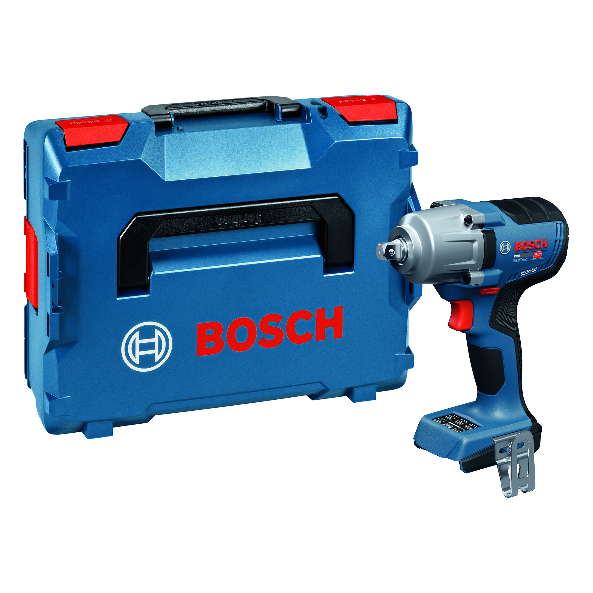 Akkuiskumutterinväännin Bosch PRO GDS18V-450P Solo L-Boxx