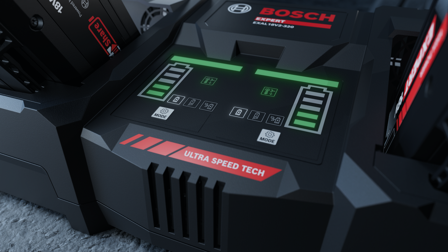 Nopea tuplalaturi Bosch EXPERT EXAL18V2-320
