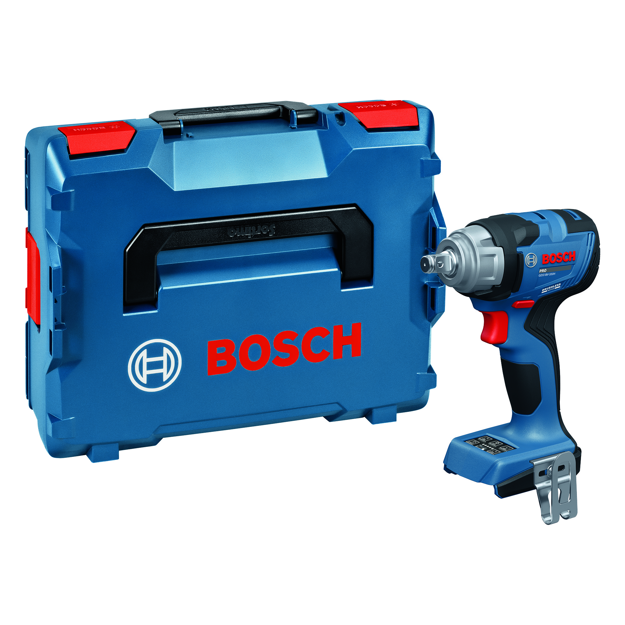 Akkuiskumutterinväännin Bosch PRO GDS18V-330H Solo L-Boxx