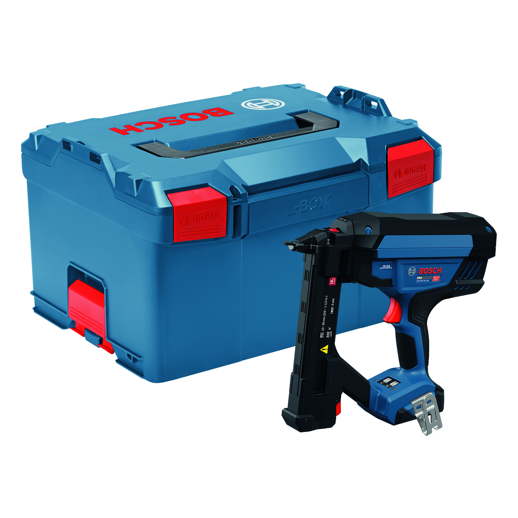 Akkuhakasnaulain Bosch PRO GTH18V-38-2M Solo L-Boxx