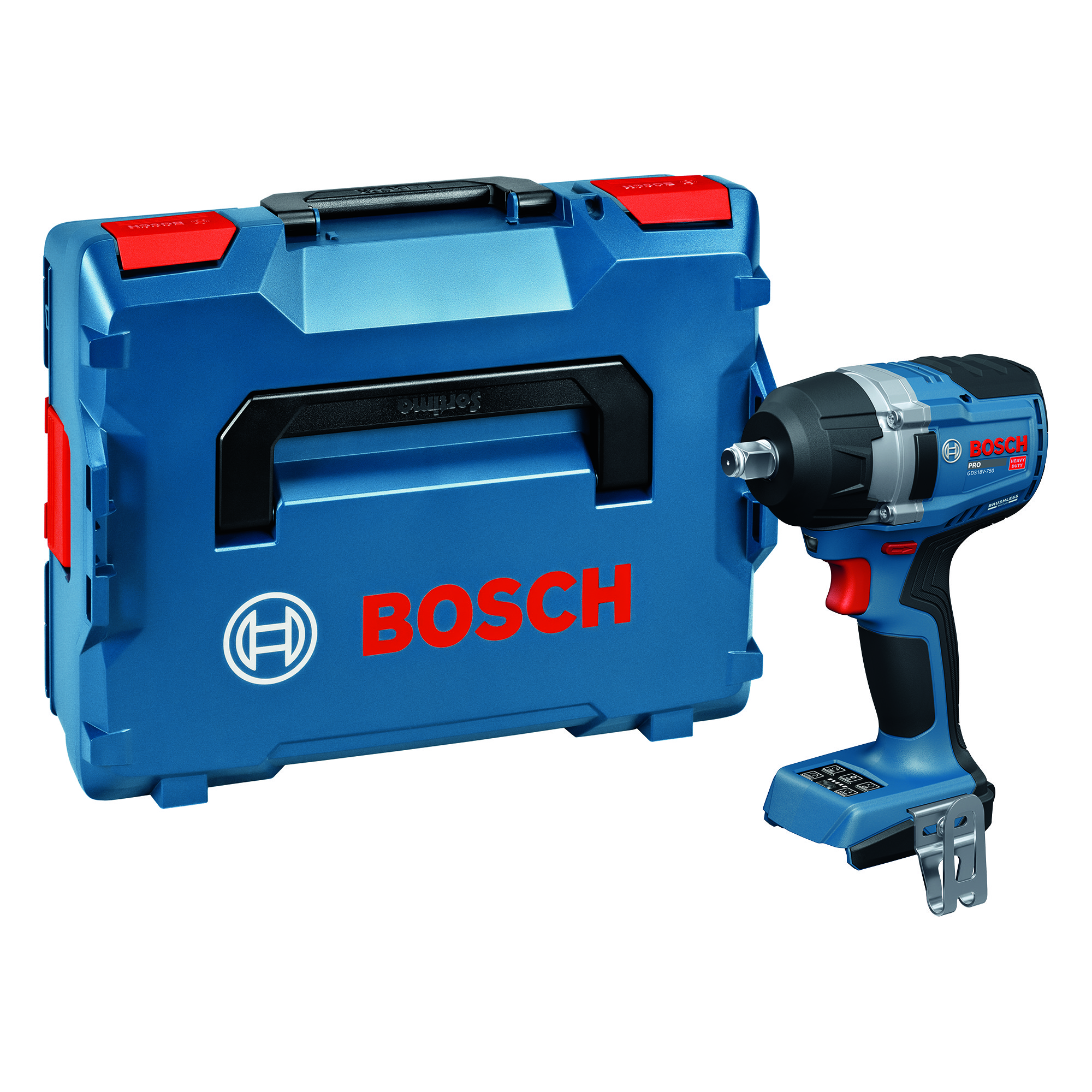 Akkuiskumutterinväännin Bosch PRO GDS18V-750 Solo L-Boxx
