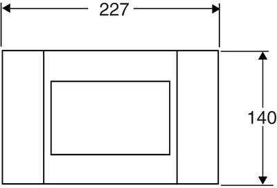 Wc-varaosa Ido Z6908300001 painike mattakromi