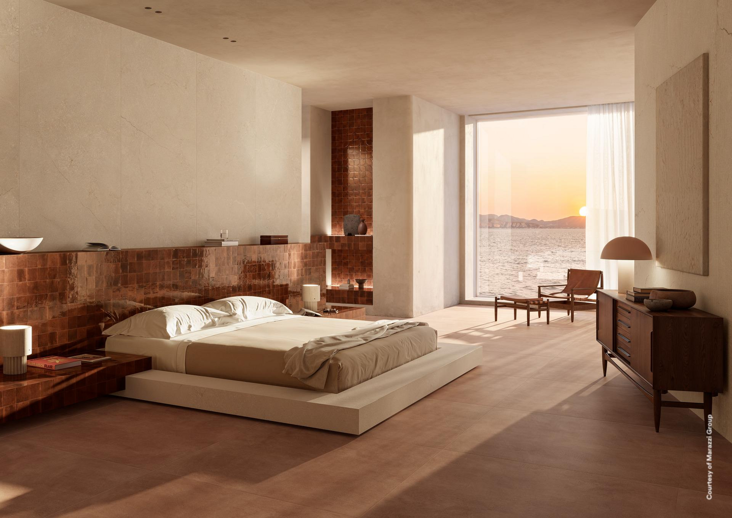 Seinä/lattialaatta Lume 10x10 Caramel Lux 0,72m²