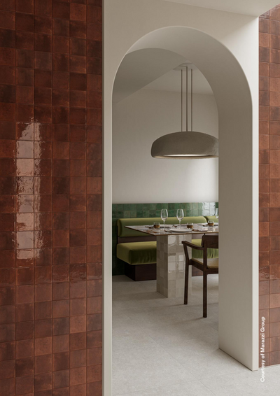 Seinä/lattialaatta Lume 10x10 Caramel Lux 0,72m²