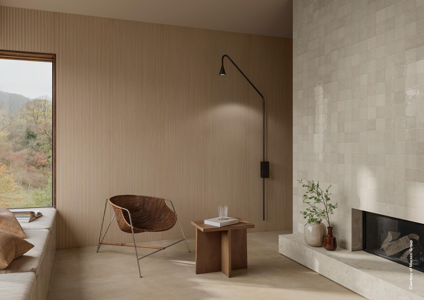 Seinä/lattialaatta Lume 10x10 Bone Lux 0,72m²
