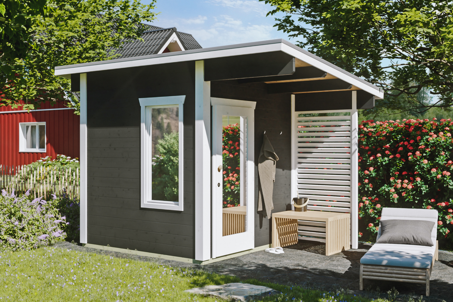 Pihasauna Goodiy Kastrup 5m² + 2,5m²