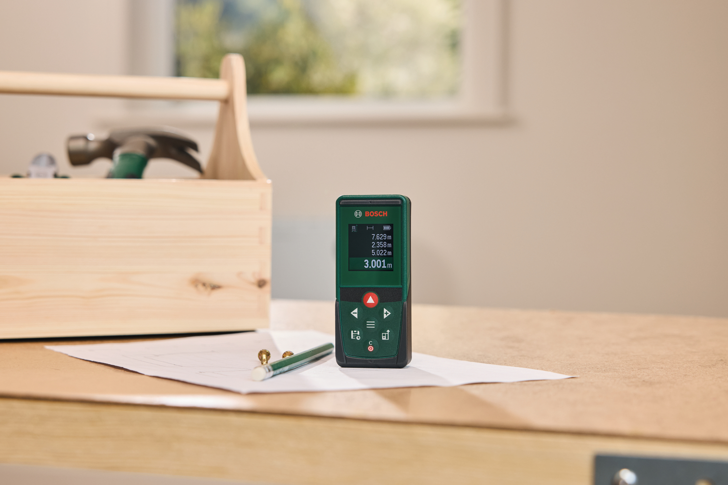 Laseretäisyysmittalaite Bosch PLM40-23 2xAAA