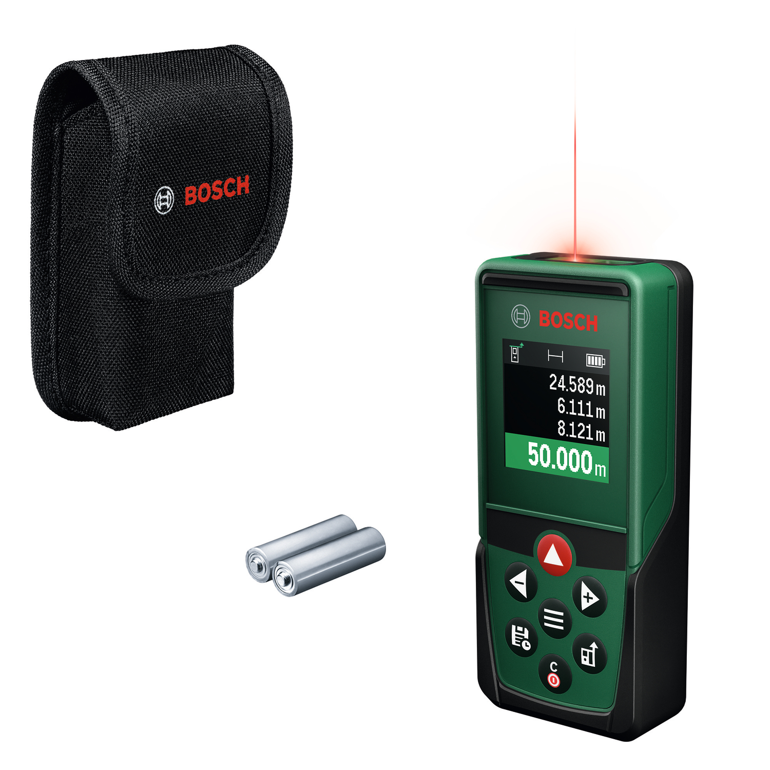 Laseretäisyysmittalaite Bosch PLM50-23 2xAAA