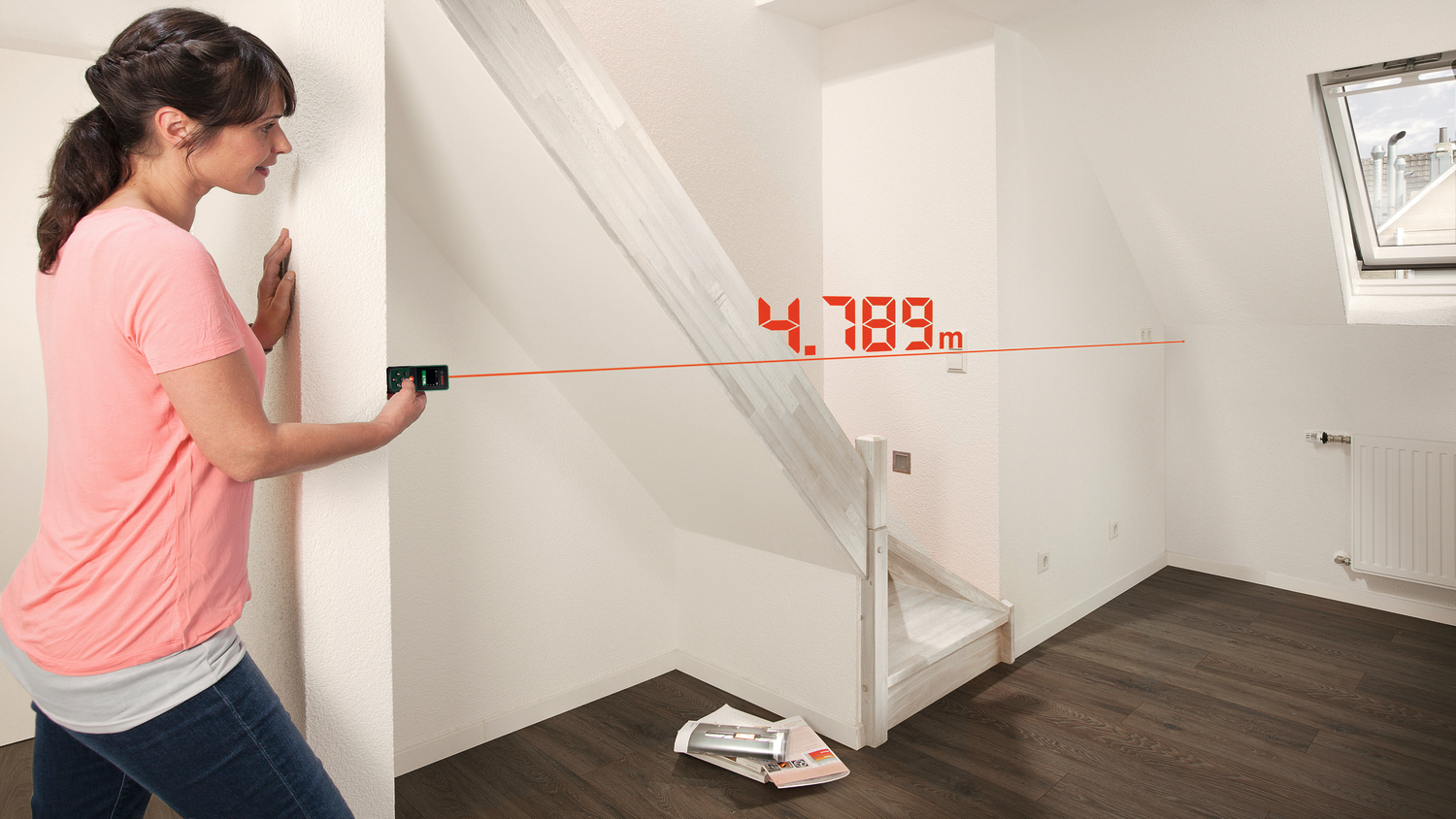 Laseretäisyysmittalaite Bosch PLM60-23C 2xAAA
