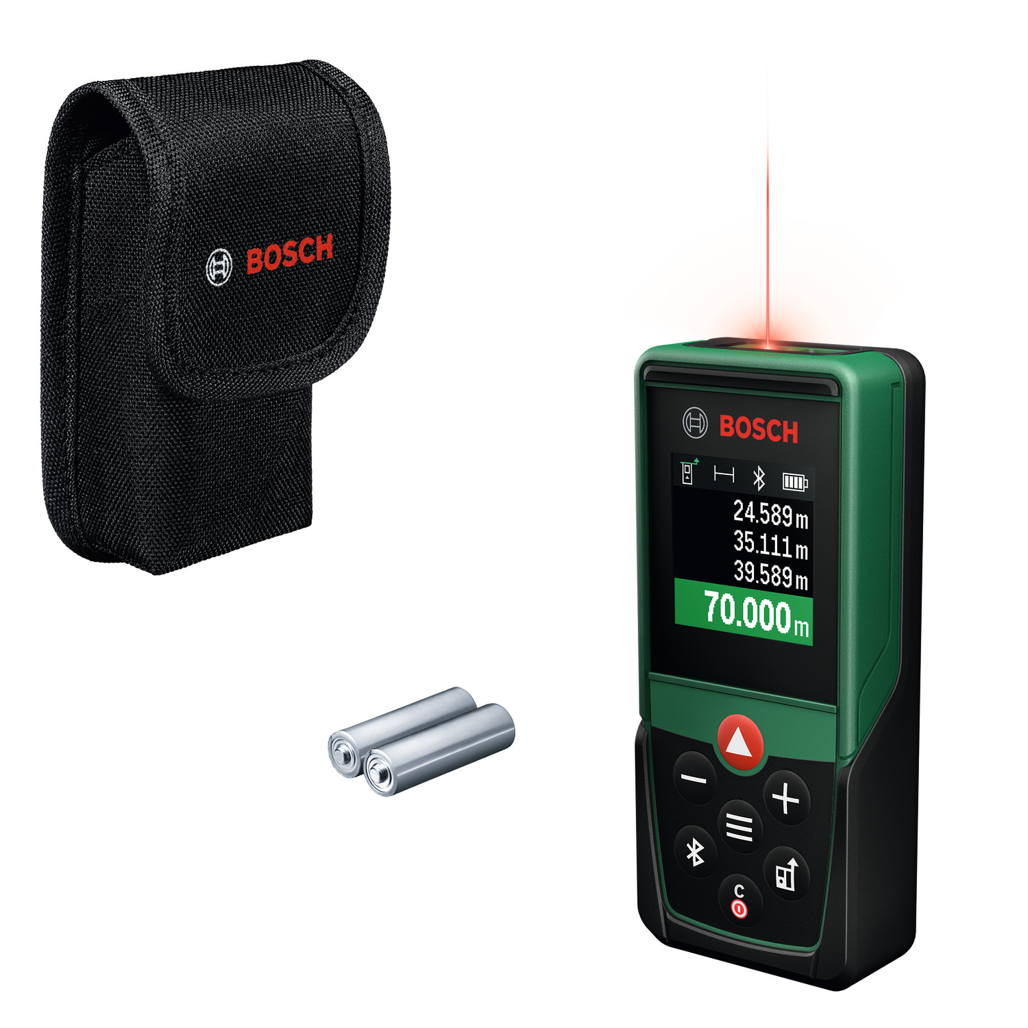 Laseretäisyysmittalaite Bosch PLM70-23C 2xAAA