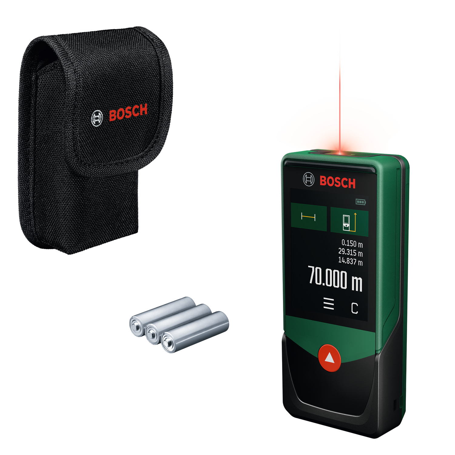 Laseretäisyysmittalaite Bosch PLM70-27 2xAAA