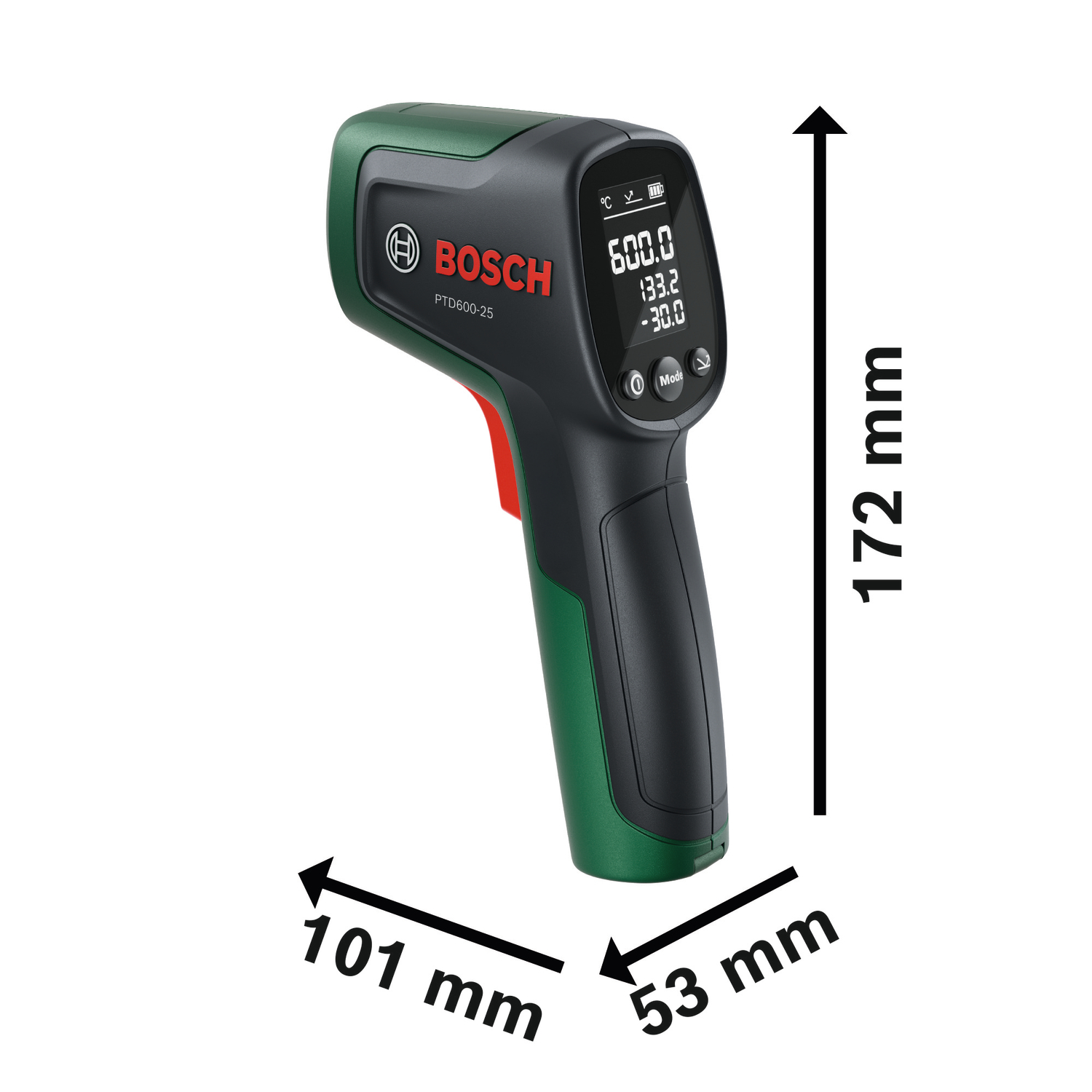 Lämpötunnistin Bosch PTD600-25 2xAA