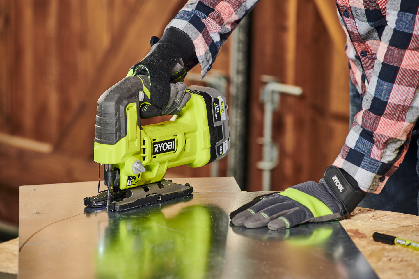 Akkukonesarja Ryobi R18CK4R-240S 18V ONE+ 4,0Ah + 2,0Ah