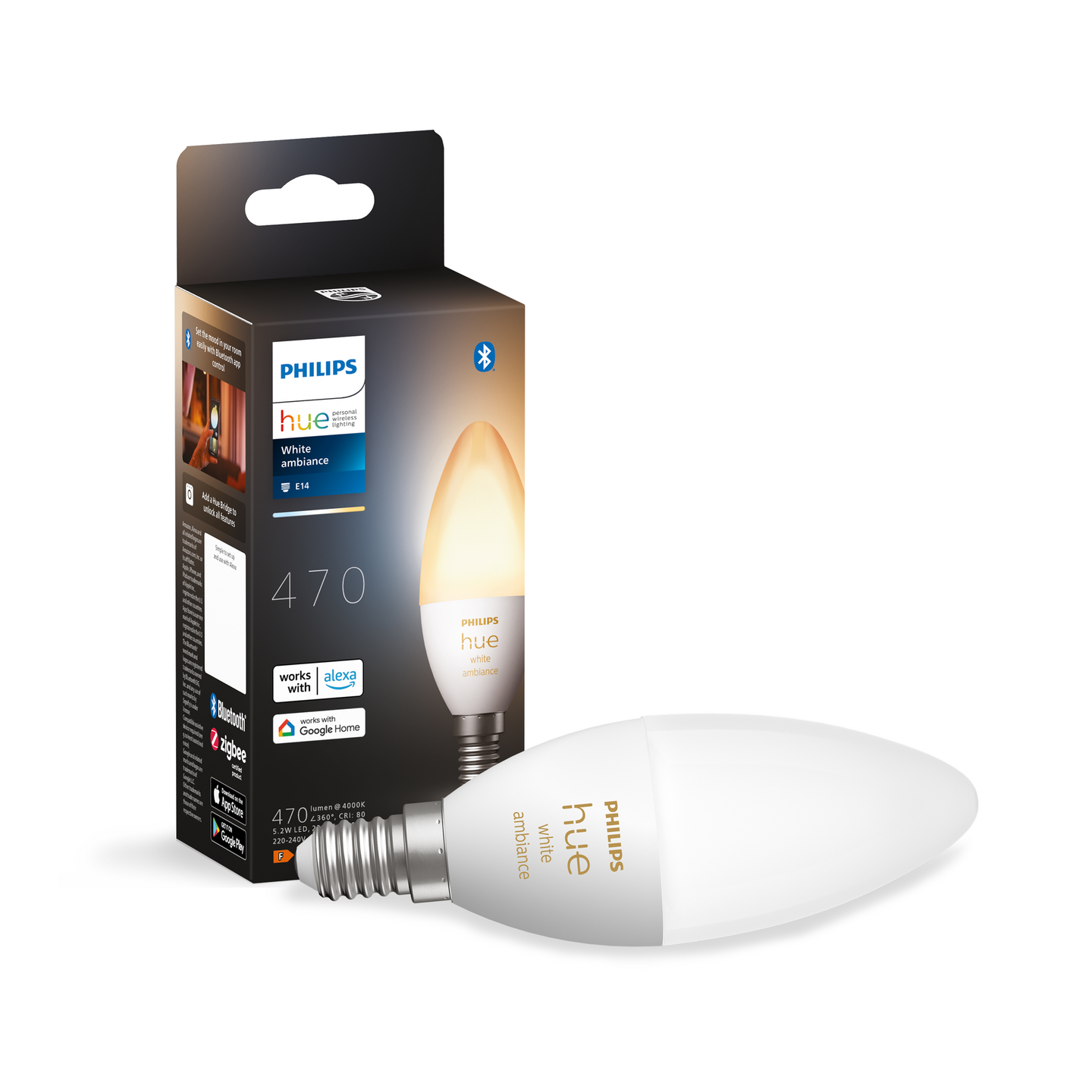 Led-lamppu Philips Hue WA 5.2W E14 B39