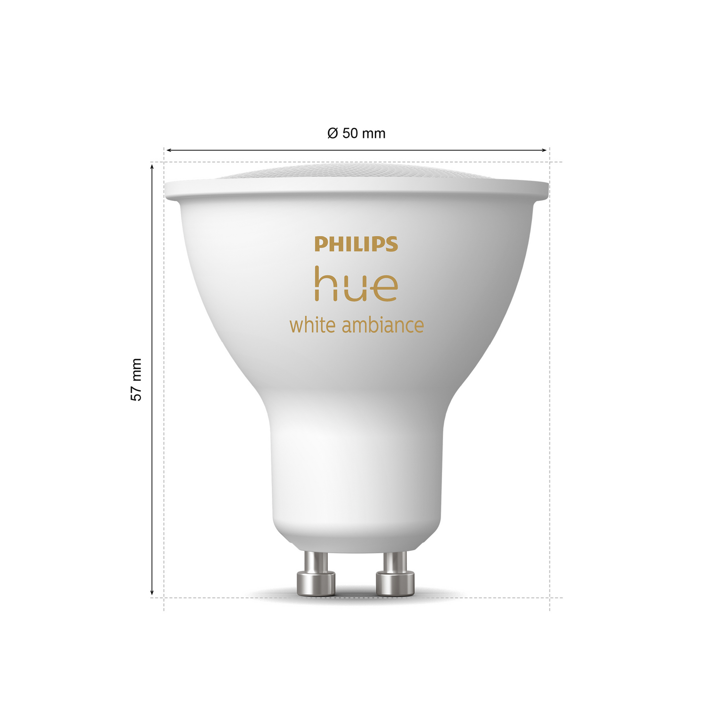 Kohdelamppu Philips Hue White Ambience 4.2 W 400l 2200-6500K GU10