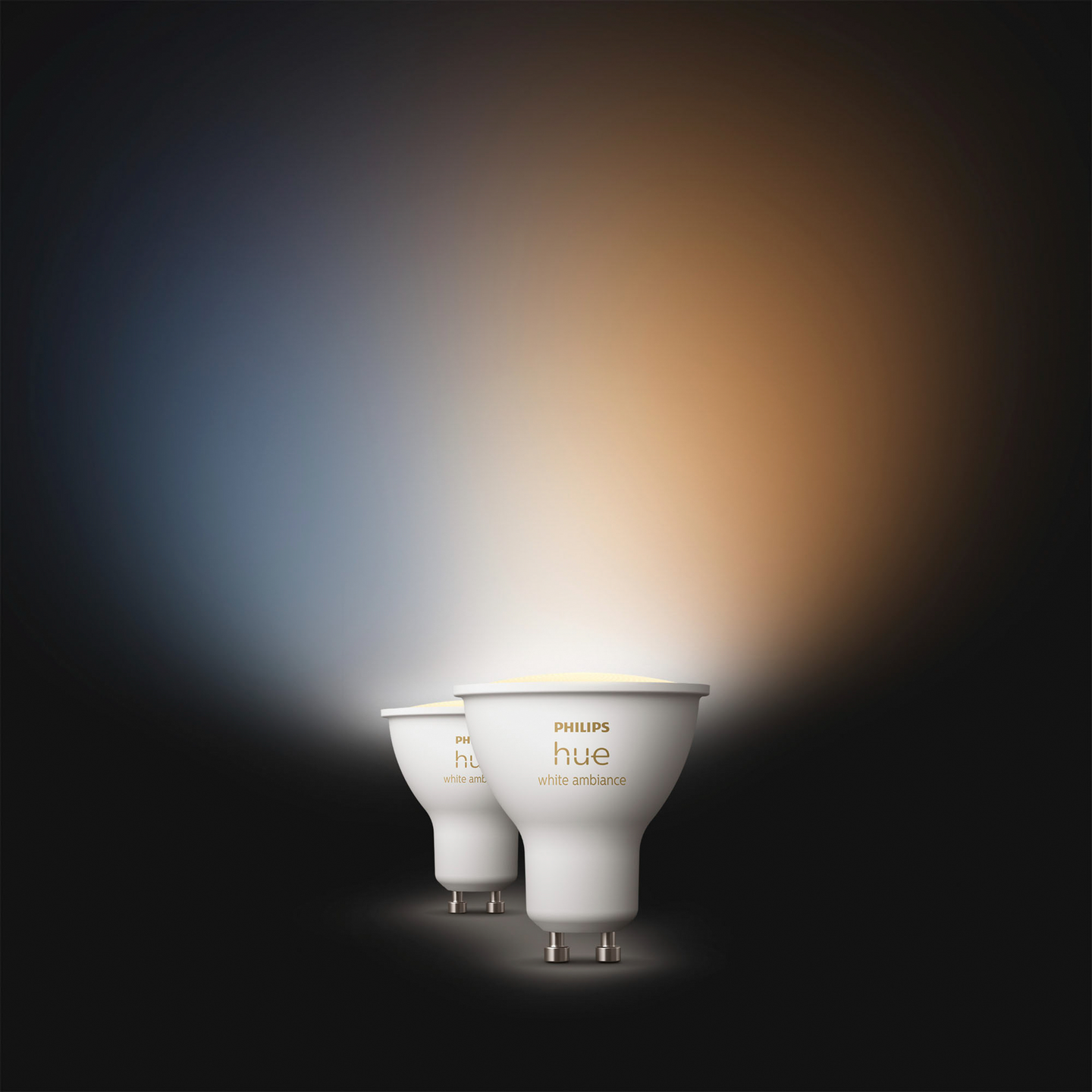 Kohdelamppu Philips Hue White Ambience 4.2 W 400L 2200-6500K GU10 2 Kpl