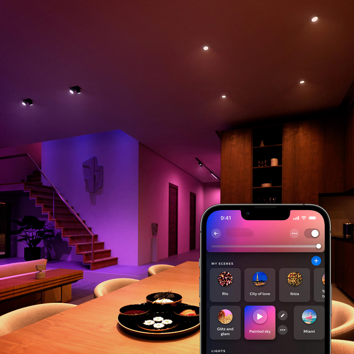 Kohdelamppu Philips Hue White and Color Ambience 4.2 W 400l 2000-6500K GU10